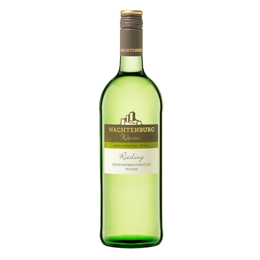 Wino Wachtenburg Deidesheimer Hofstück Riesling trocken 12% białe wytrawne 1000 ml