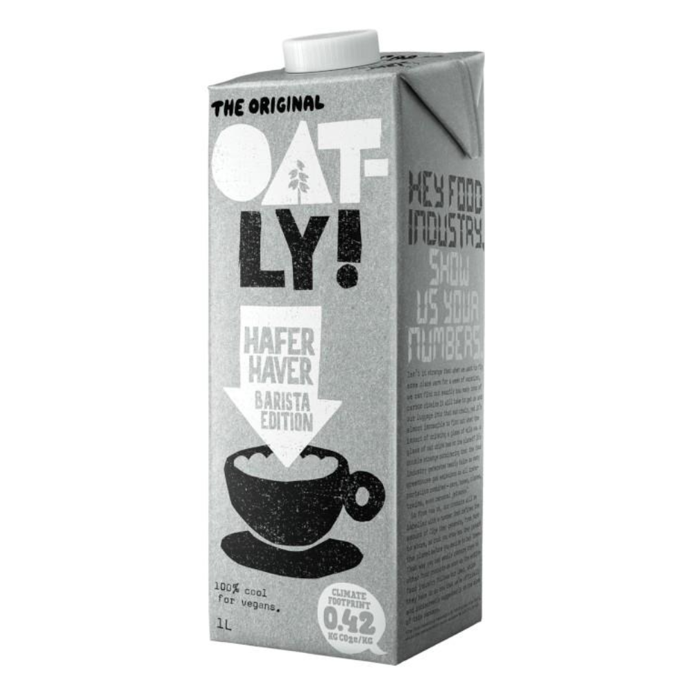 Napój Owsiany dla Baristów Oatly BIO Naturalny Vegan 1 L