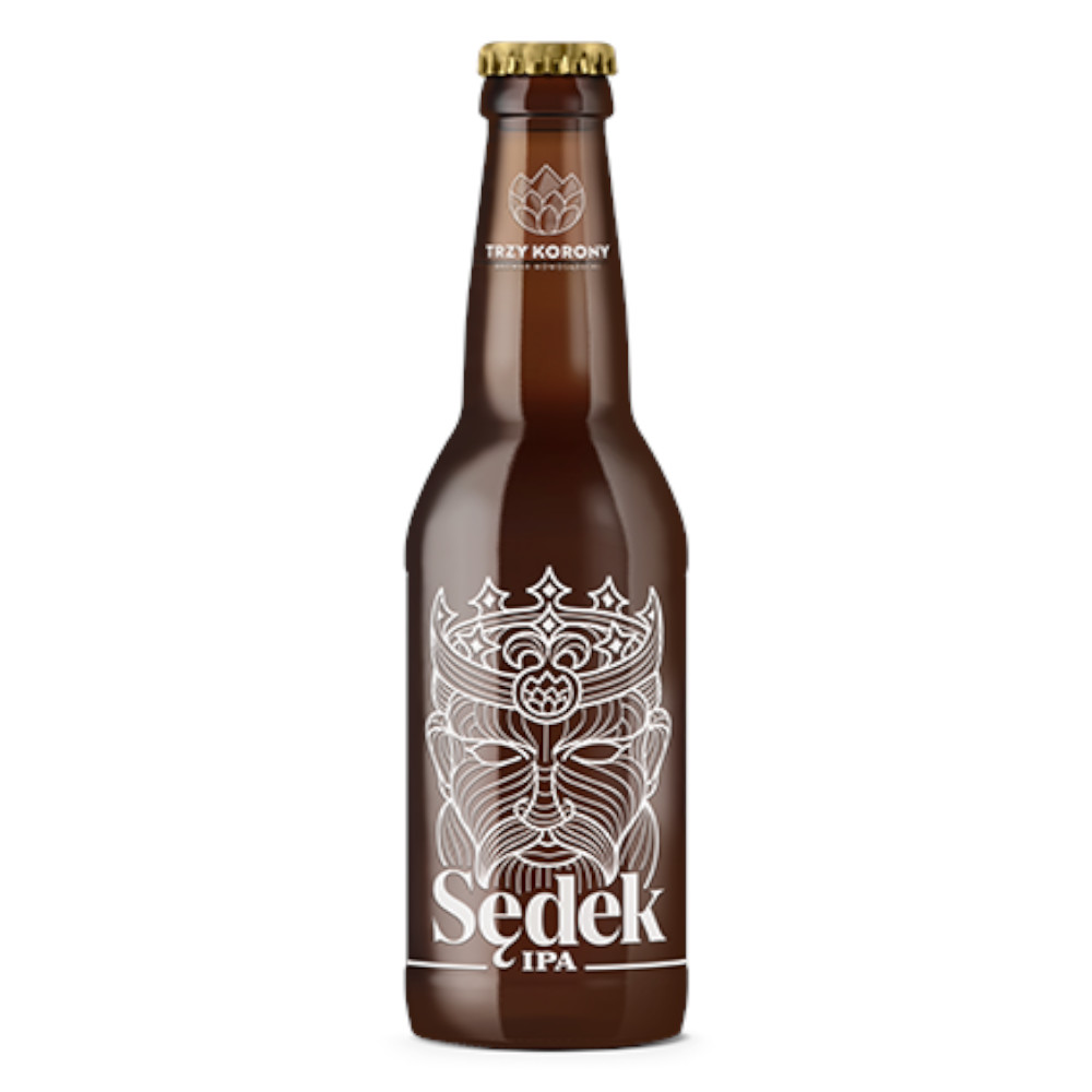 Piwo Trzy Korony Sędek 6% 330 ml