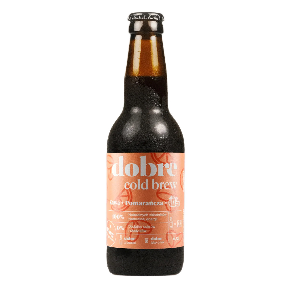 Napój Dobre Cold Brew – Kawa + Pomarańcza 330 ml