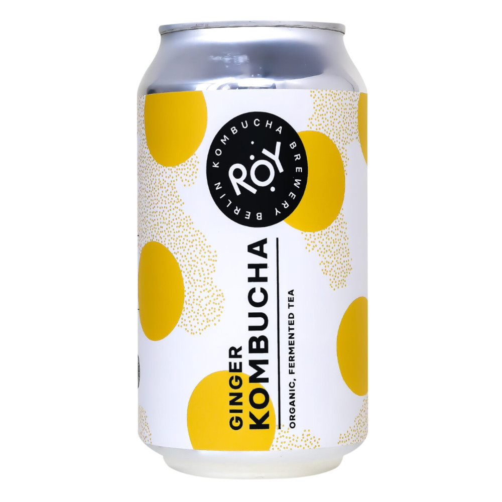 Napój Roy Kombucha Ginger 330 ml Puszka