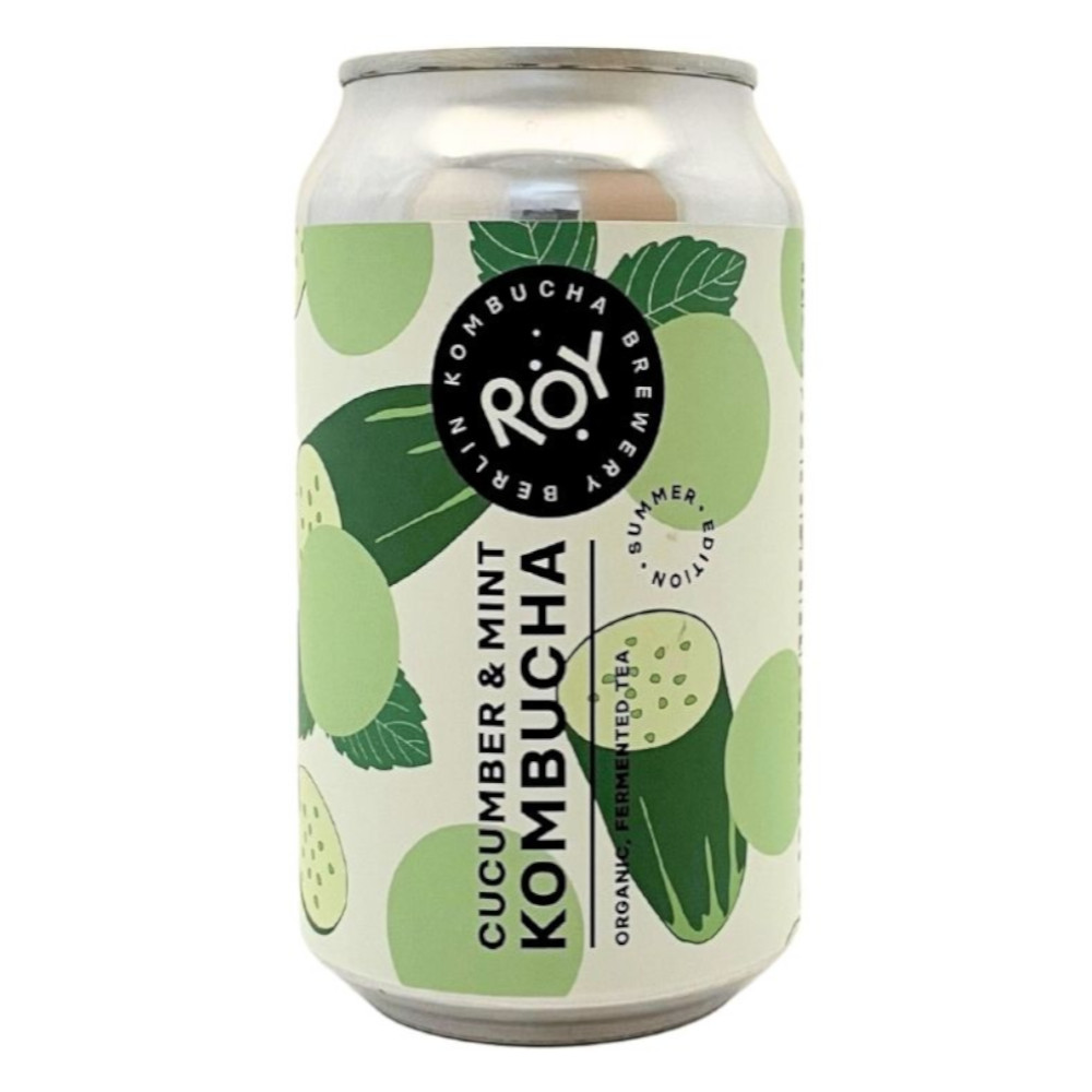 Napój Roy Kombucha Cucumber & Mint 330 ml Puszka
