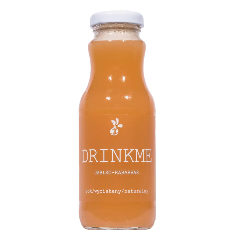 Sok DrinkMe Jabłko Rabarbar 250 ml