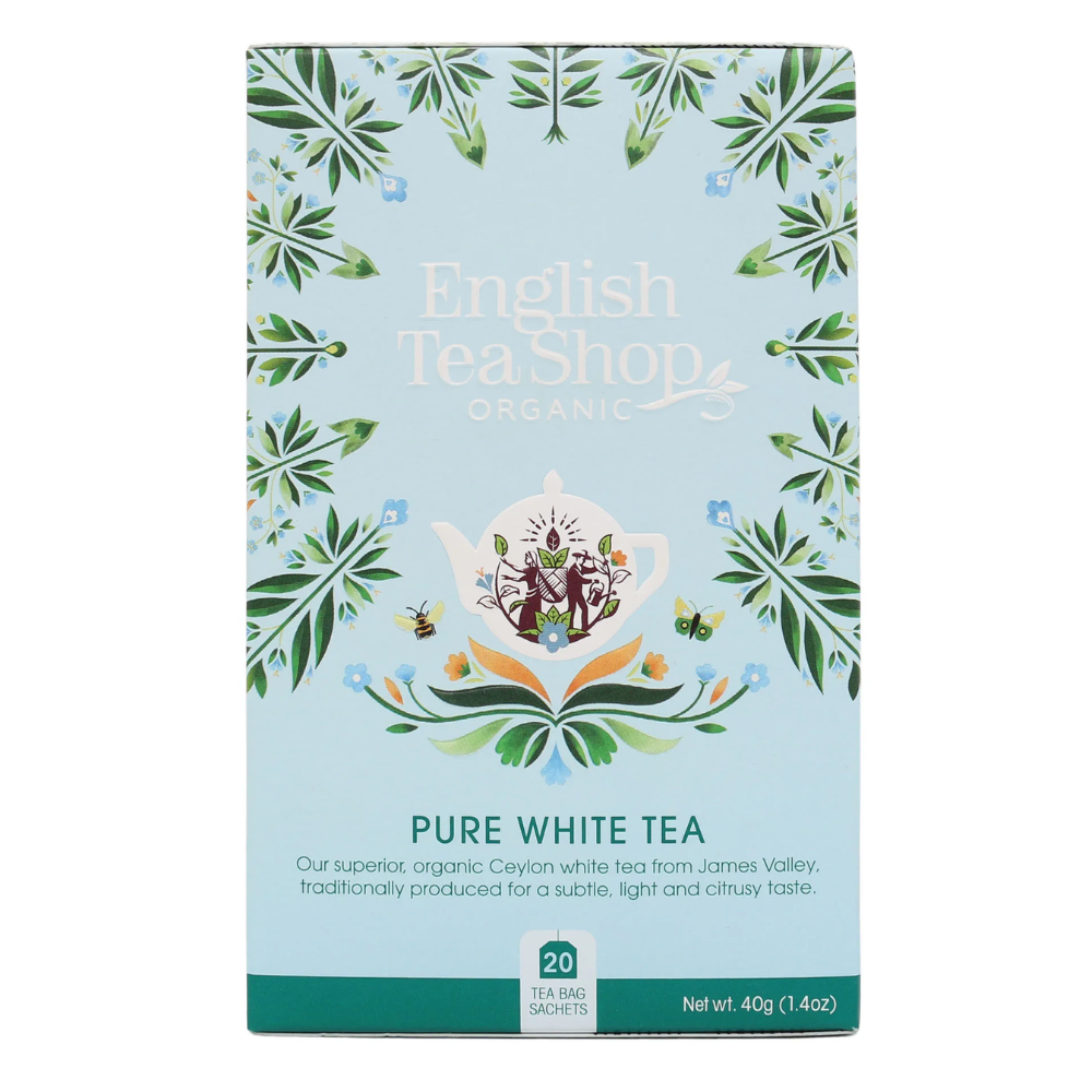 Herbata English Tea Shop Bio Pure White Tea 20 saszetek