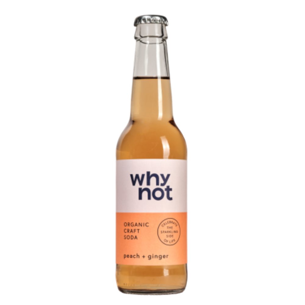 Napój Why Not Organic Craft Brzoskwinia Imbir 330 ml