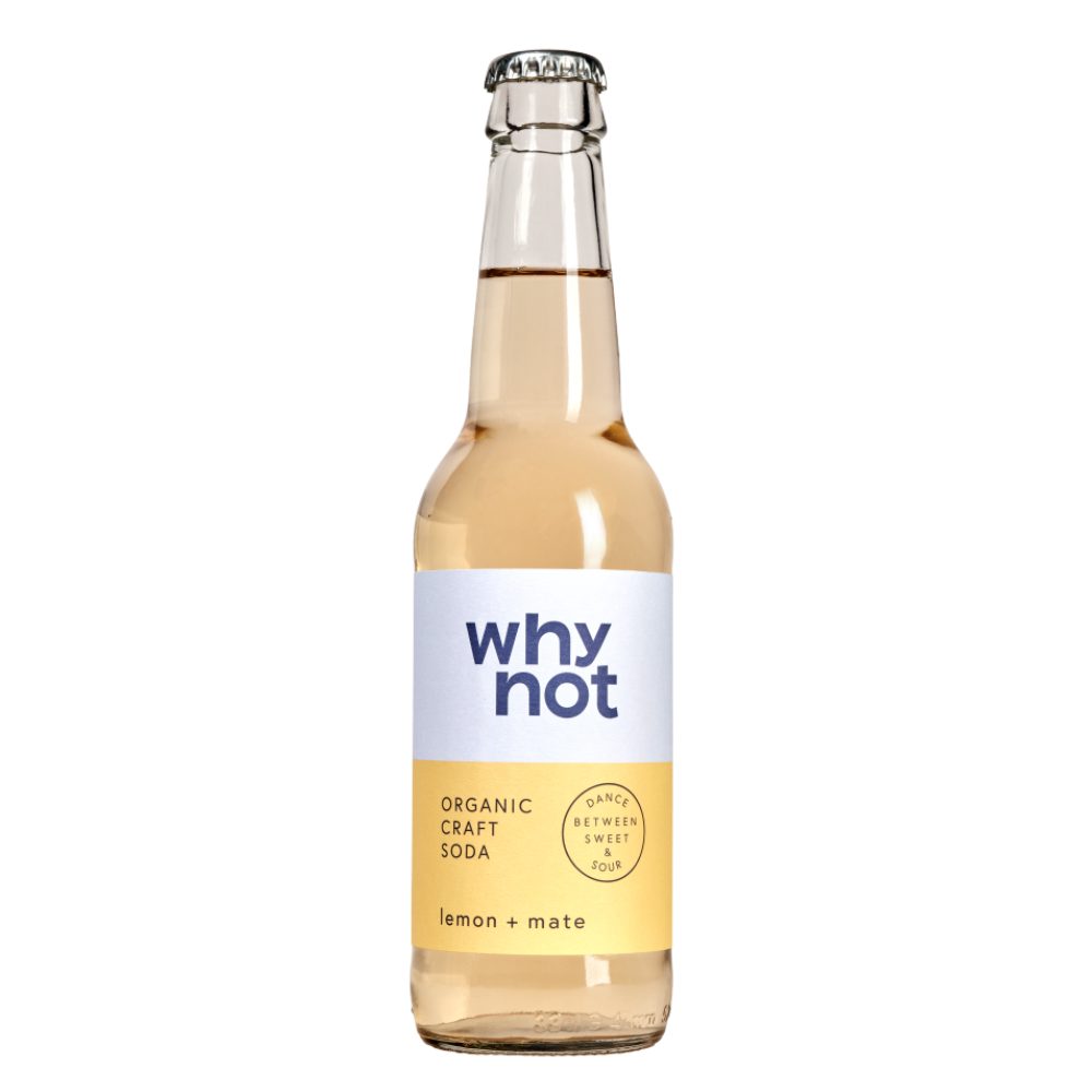 Napój Why Not Organic Craft Cytryna  Mate 330 ml