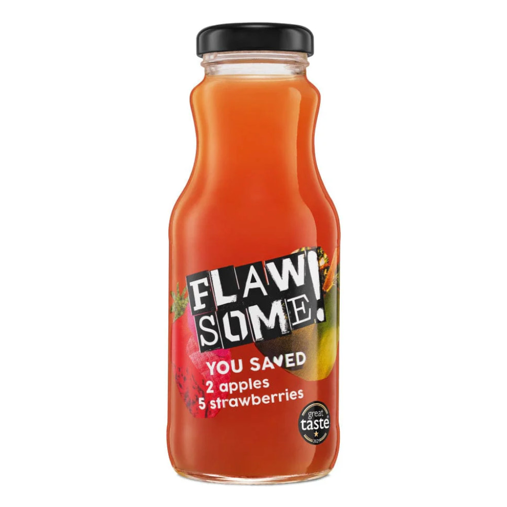 Napój Flawsome! Jabłko & Truskawka 250 ml