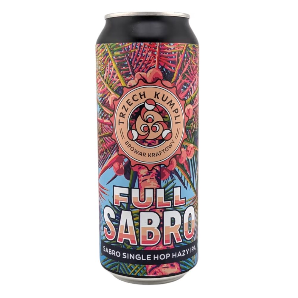 Piwo Trzech Kumpli Full Sabro single hop hazy IPA 6,1% 500 ml