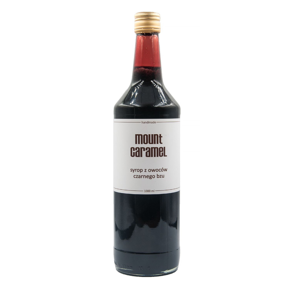 Syrop Mount Caramel Czarny Bez 1000 ml