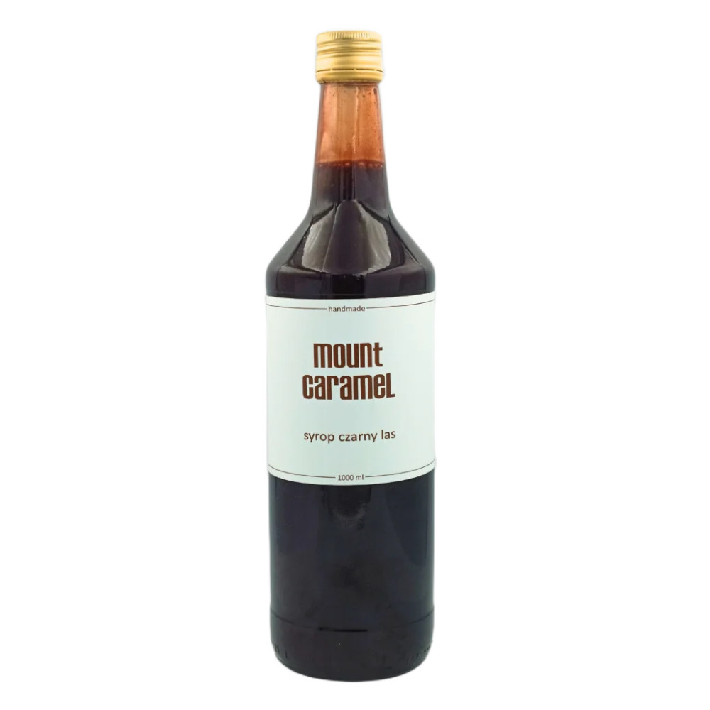 Syrop Mount Caramel Czarny Las - Wiśnia w czekoladzie 1000 ml