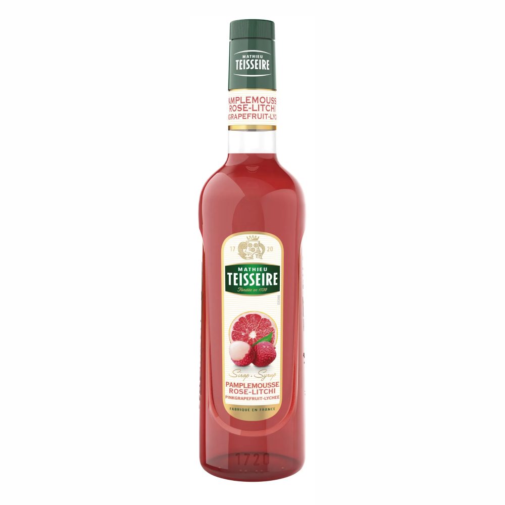 Syrop Mathieu Teisseire Różowy Grejpfrut Liczi 700 ml