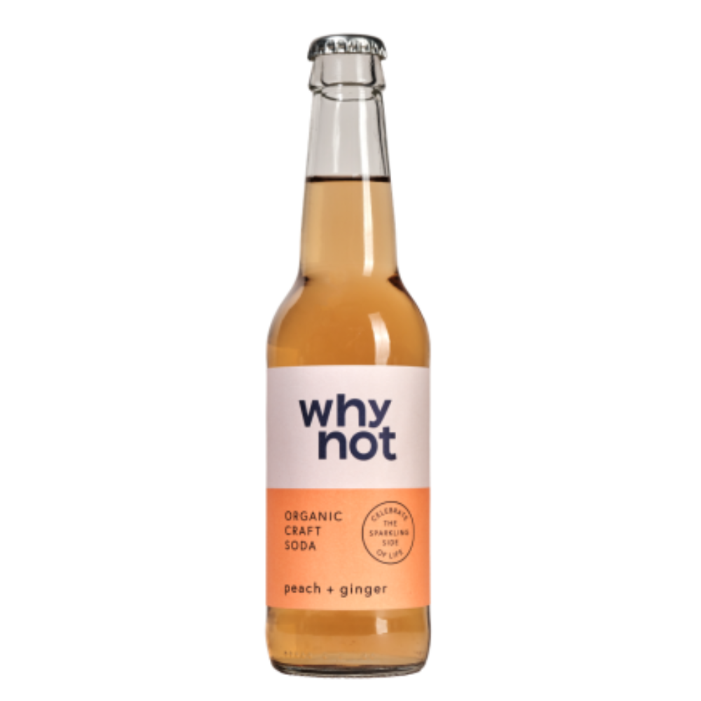 Napój Why Not Organic Craft Brzoskwinia Imbir 330 ml