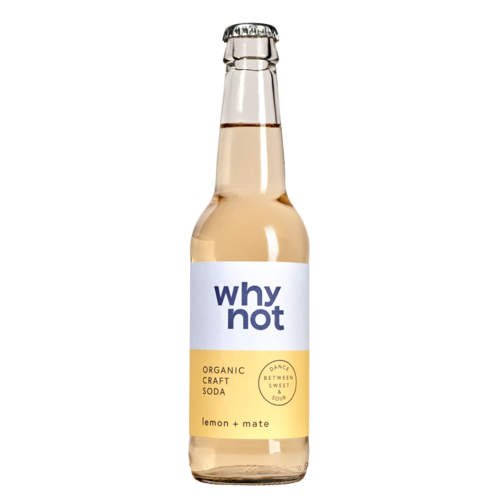 Napój Why Not Organic Craft Cytryna  Mate 330 ml