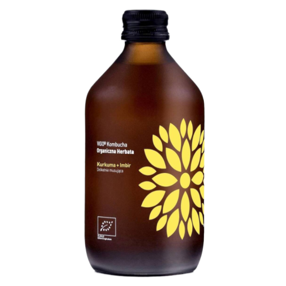 Kombucha Vigo Kurkuma + Imbir BIO 330 ml