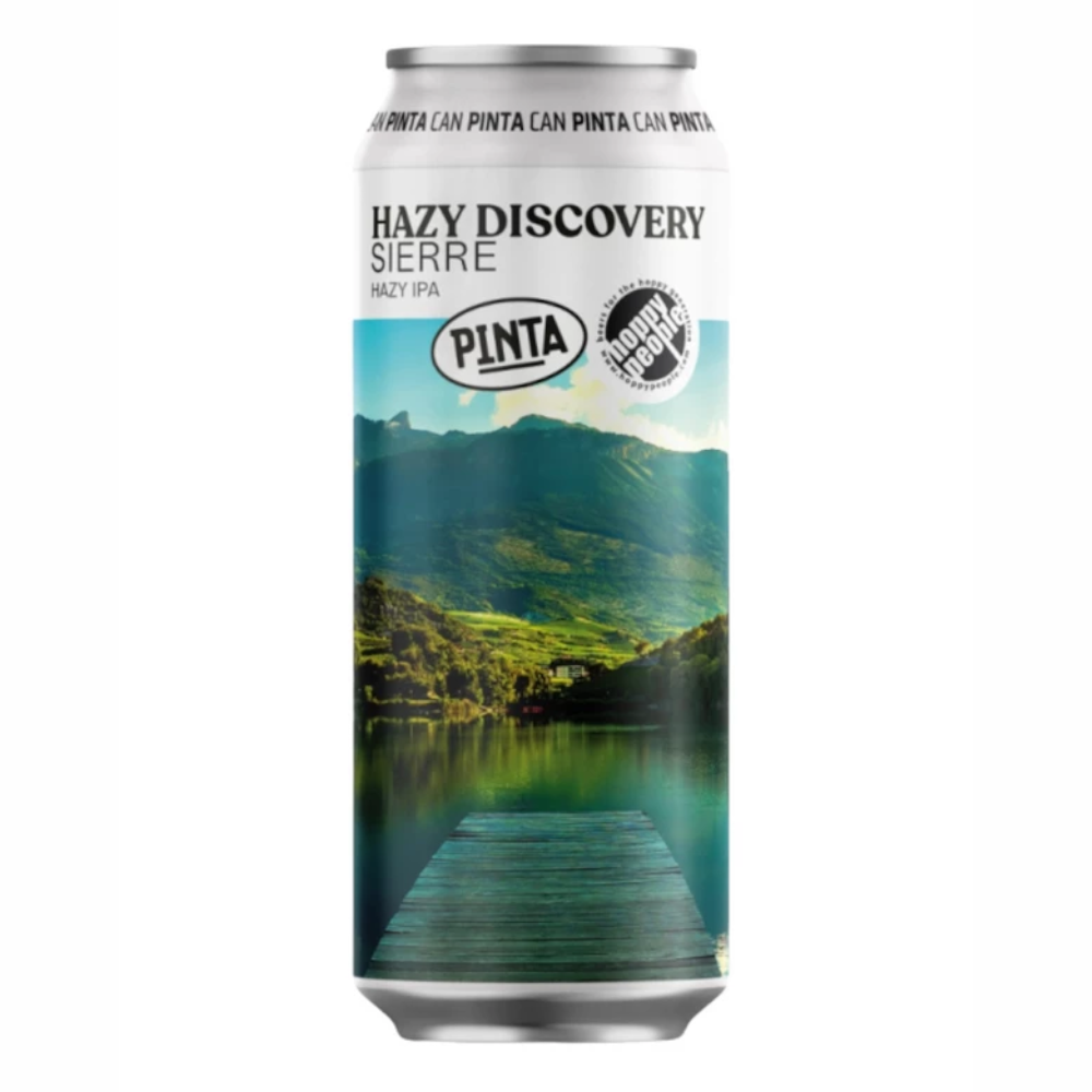 Piwo PINTA x Hoppy People: Hazy Discovery Sierre 6,5% 500 ml puszka