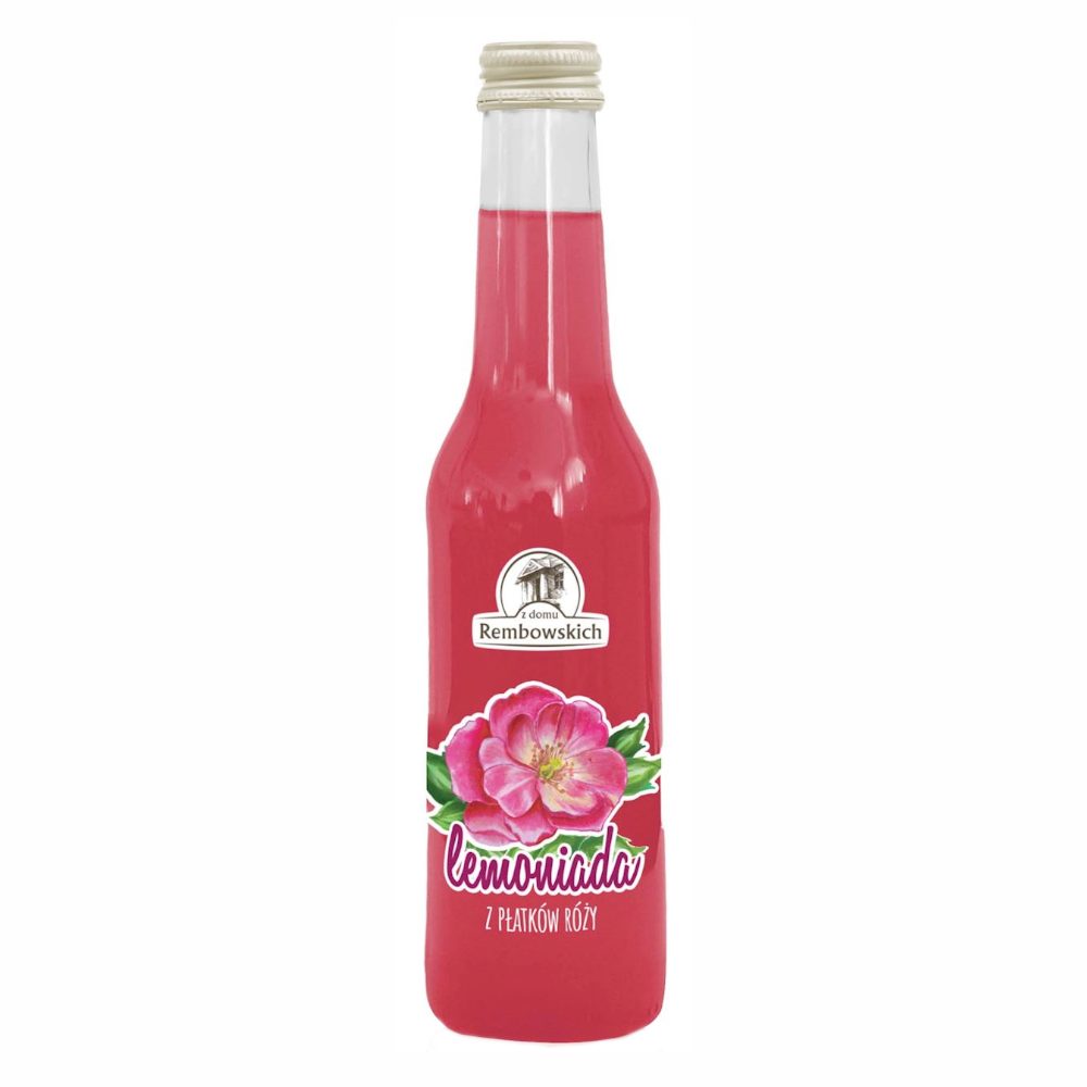 Napój Rembowscy Lemoniada z płatków róży 275 ml