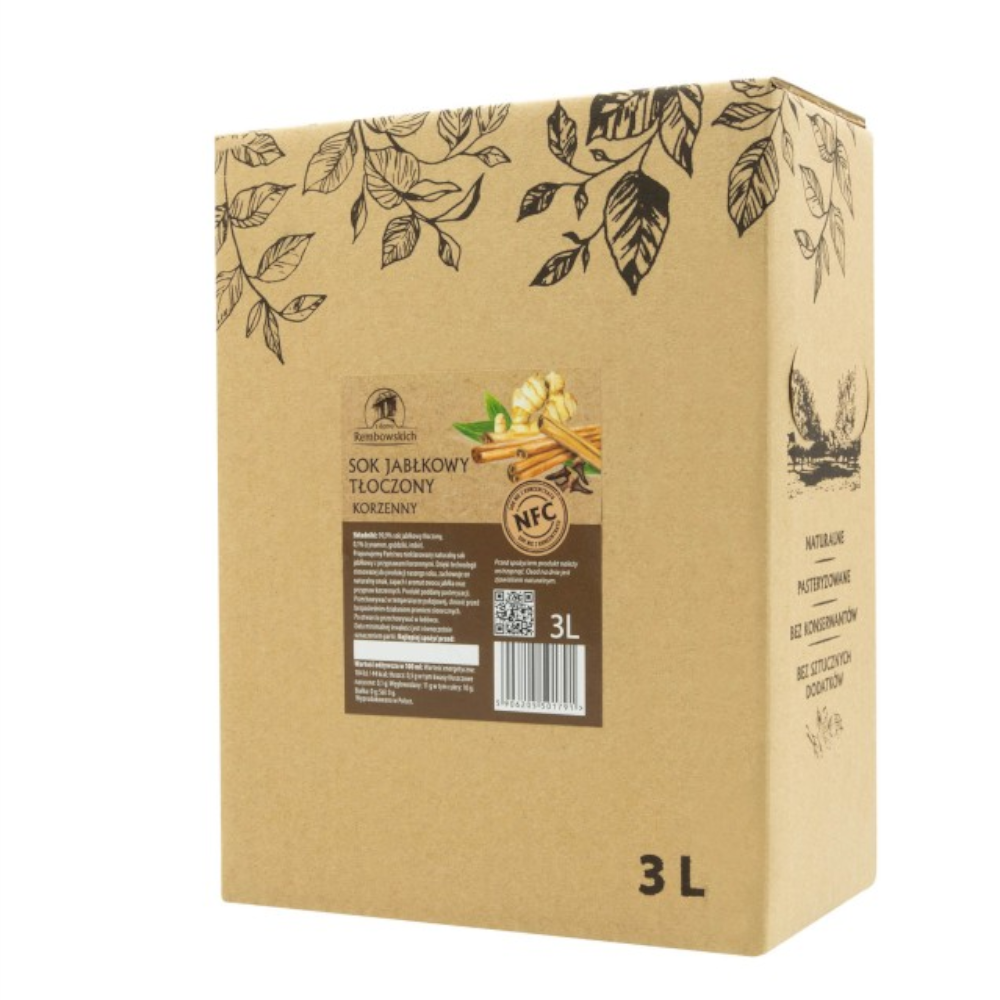 Sok Rembowscy Jabłkowy BOX 3000 ml