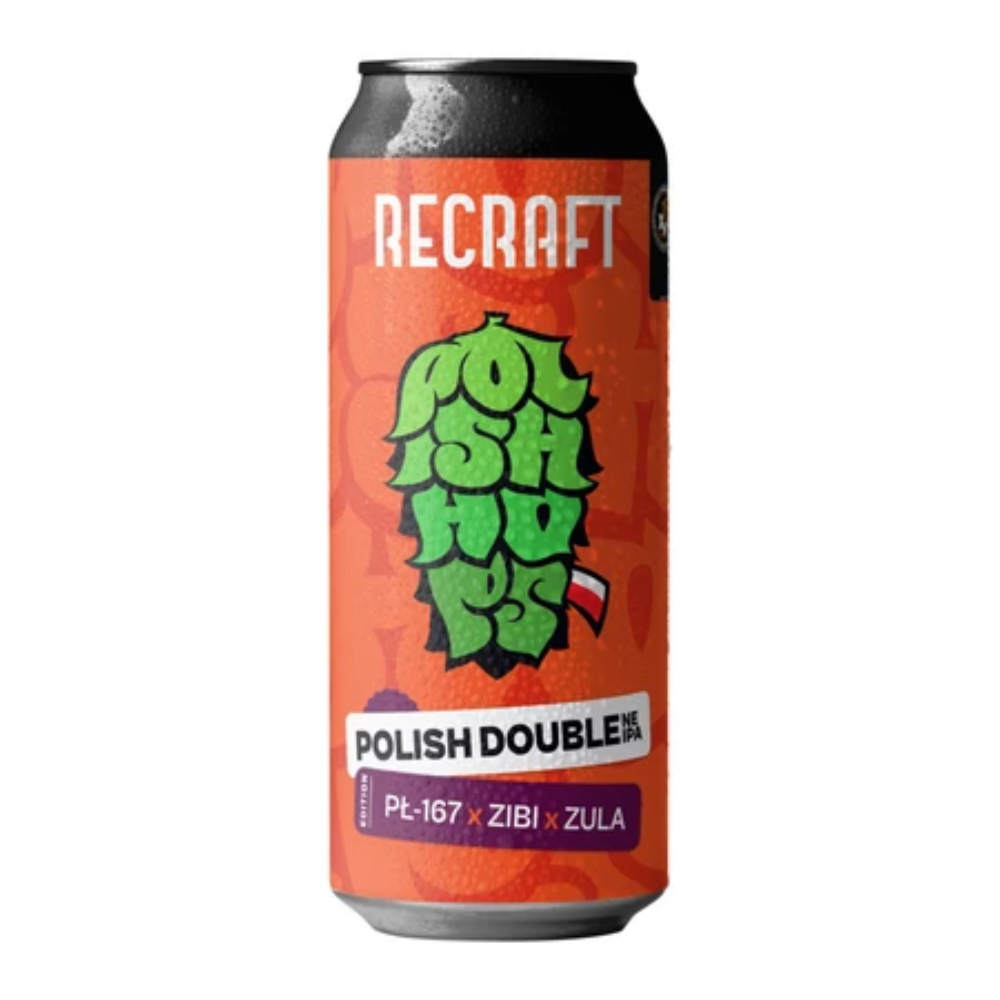 Piwo Recraft Polish Double Hazy IPA PŁ-167 & Zibi & Zula 7,6% 500 ml