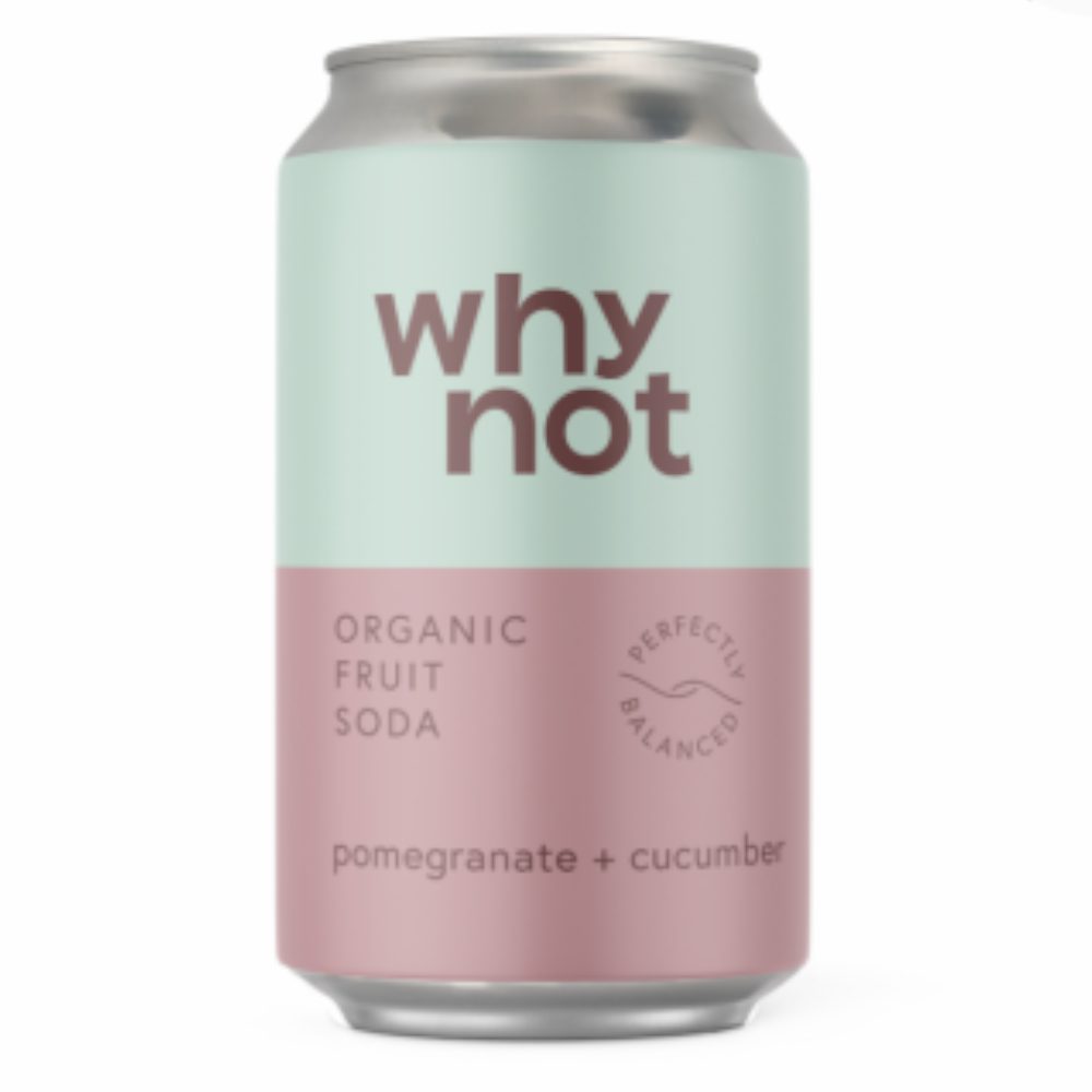 Napój Why Not Organic Craft Granat  Ogórek 330 ml puszka