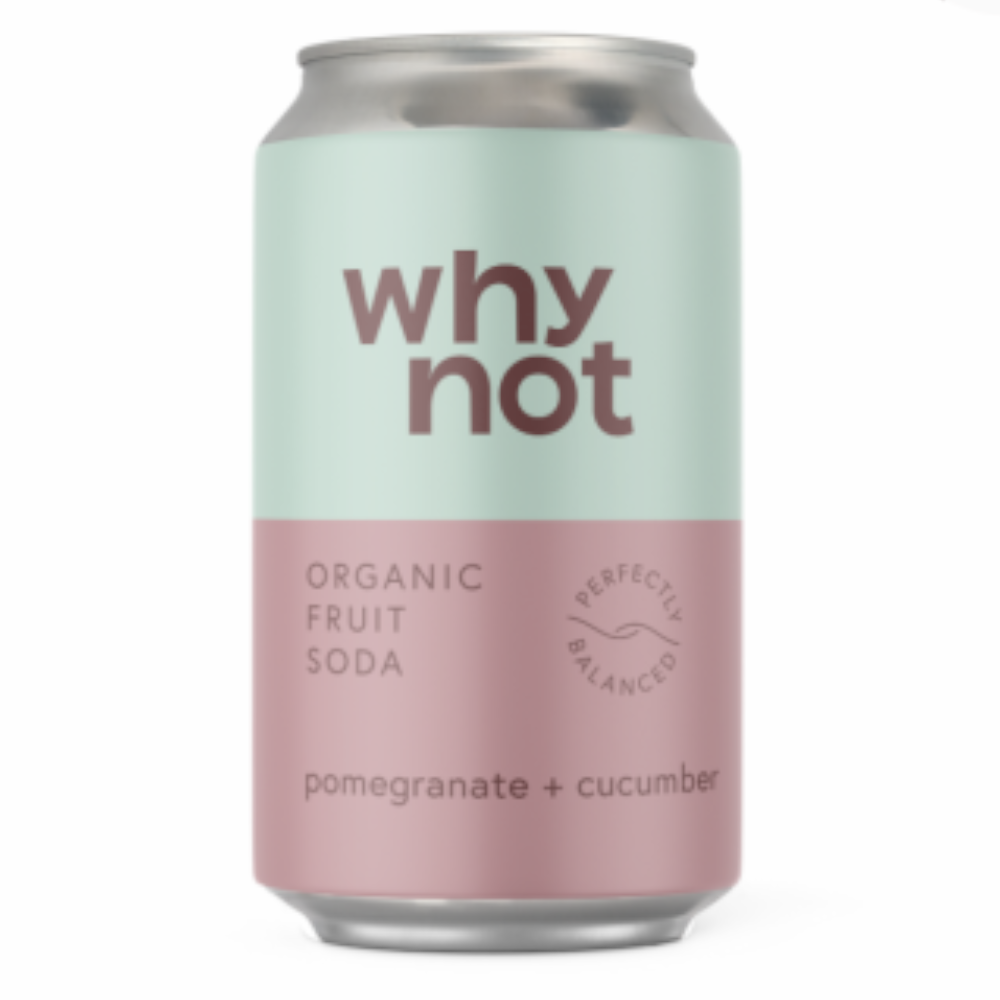 Napój Why Not Organic Craft Granat  Ogórek 330 ml puszka