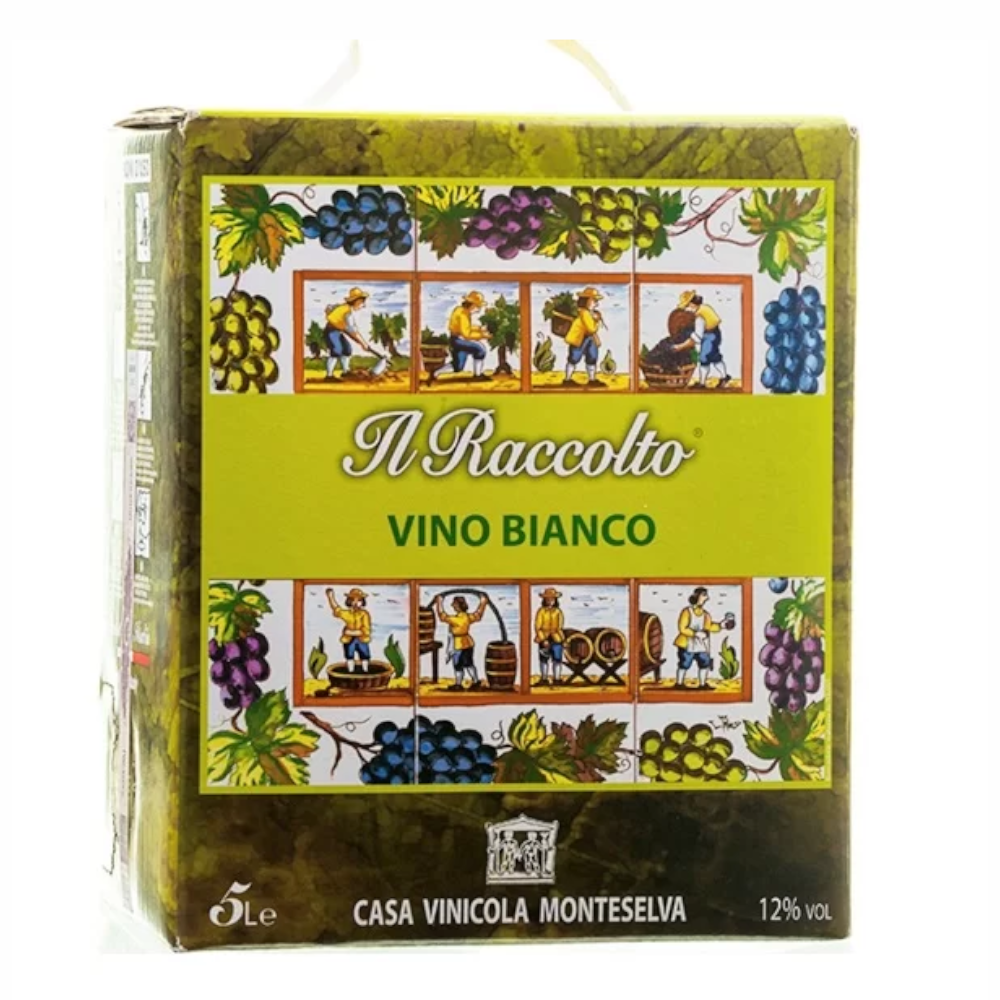 Wino Il Raccolto Bag in Box 13% białe wytrawne 5 l