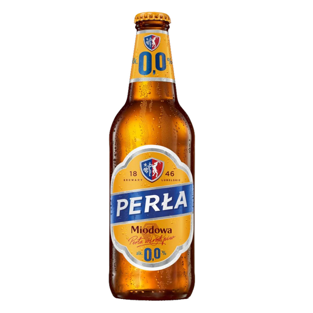 Piwo Perła Miodowa 0% 500 ml