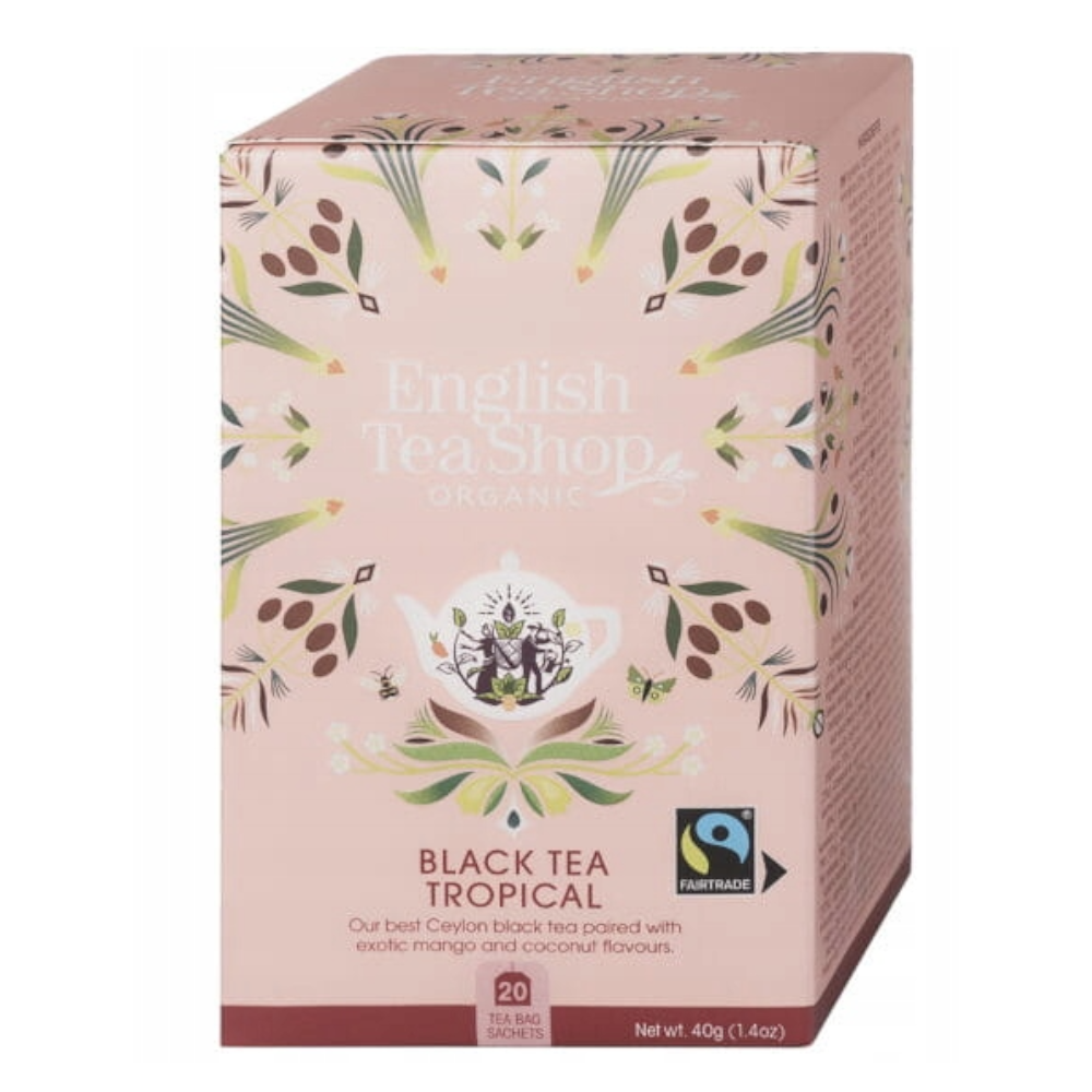 Herbata English Tea Shop Czarna Tropikalna saszetka 20 szt