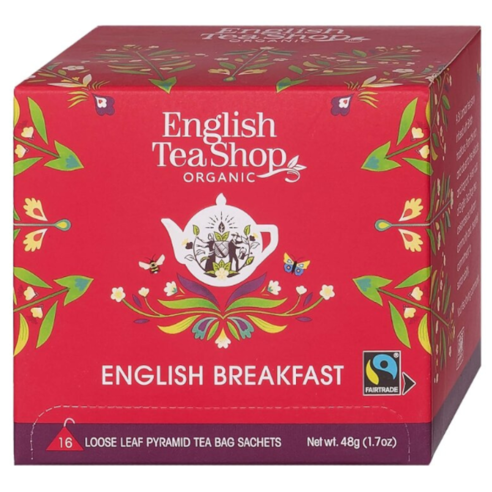 Herbata English Tea Shop English Breakfast 16 piramidek w kopertach