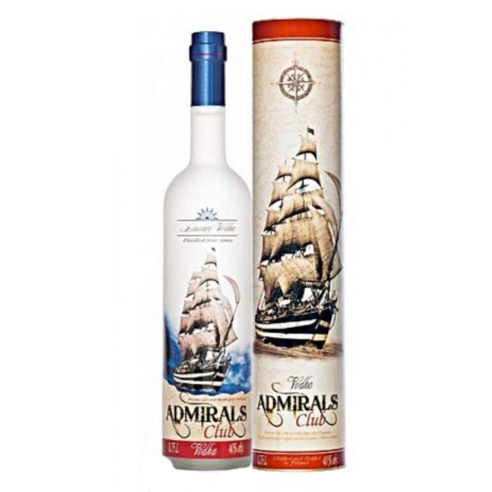 Wódka Admirals Club 40% 700 ml Tuba