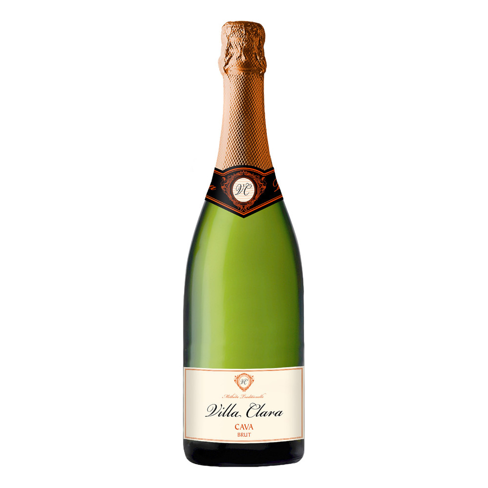 Wino Musujące Villa Clara Cava Brut 11,5% białe wytrawne 750 ml