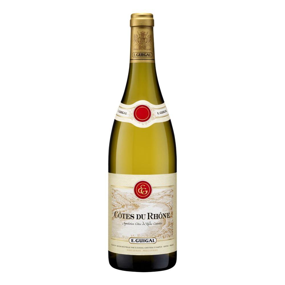 Wino E.Guigal Cotes du Rhone Blanc 13,5% białe wytrawne 750 ml