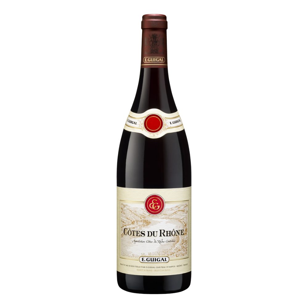 Wino E.Guigal Cotes du Rhone Blanc 14% czerwone wytrawne 750 ml