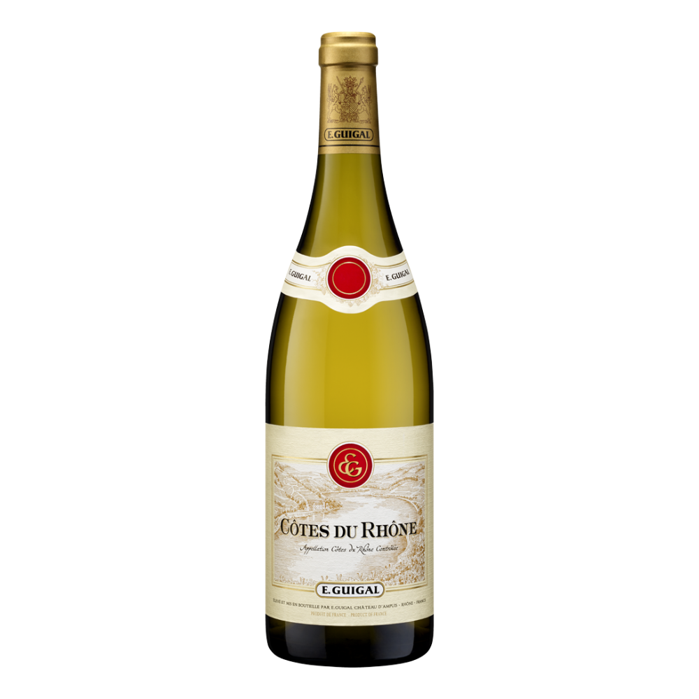 Wino E.Guigal Cotes du Rhone Blanc 13,5% białe wytrawne 750 ml
