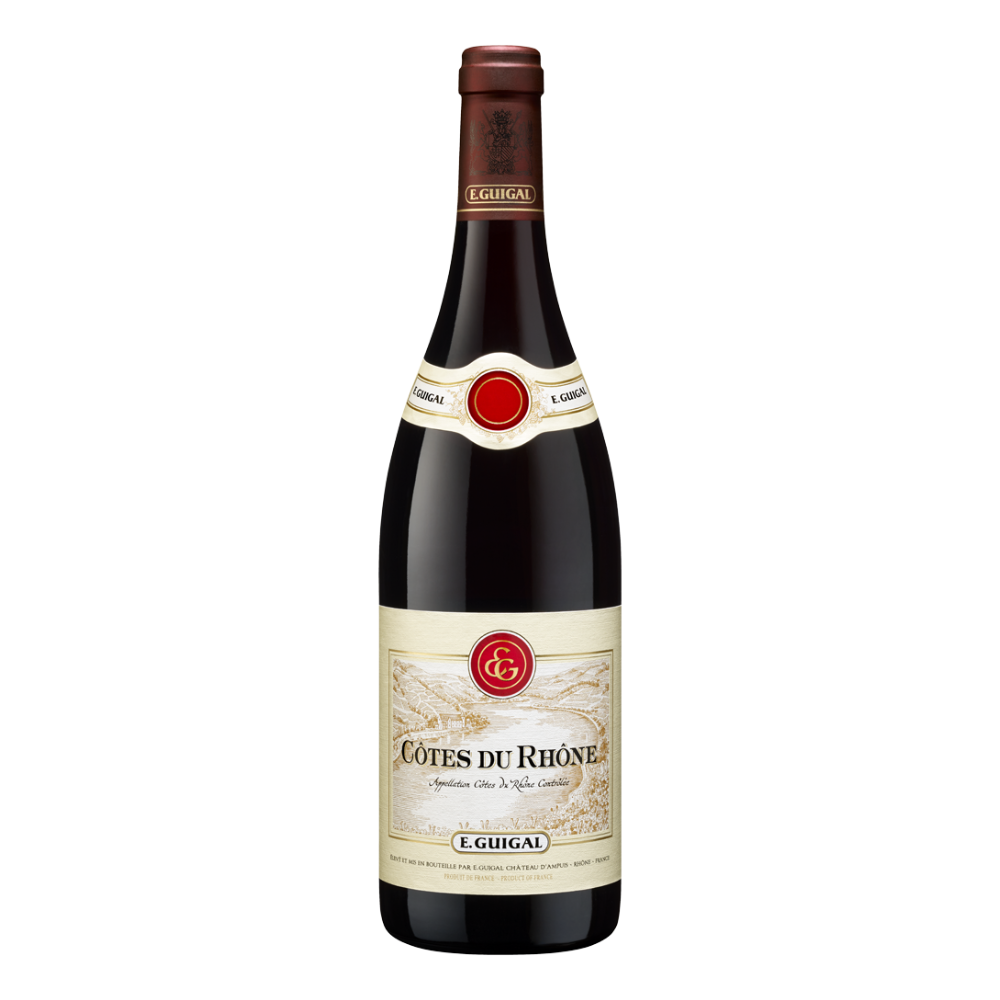 Wino E.Guigal Cotes du Rhone Blanc 14% czerwone wytrawne 750 ml
