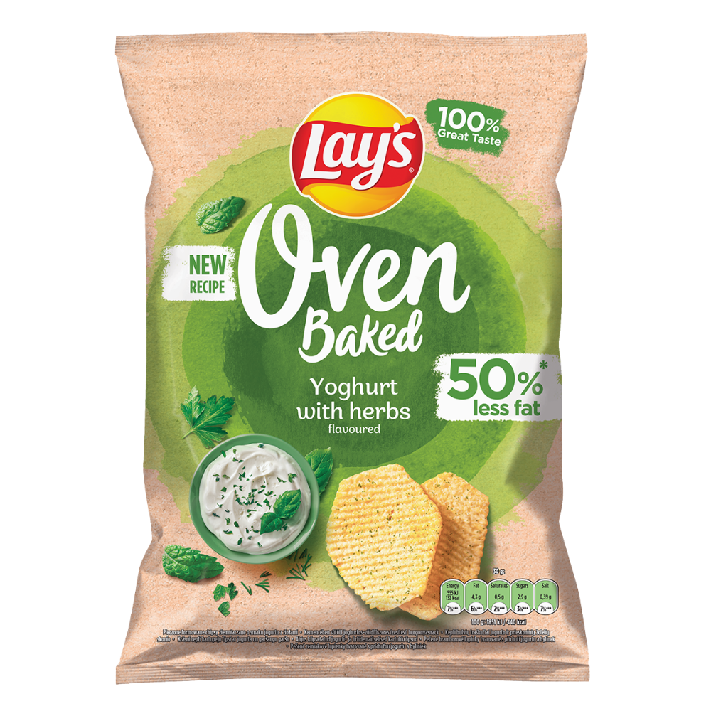 Chipsy Lay's Oven Baked Yoghurt With Herbs 110 gr
