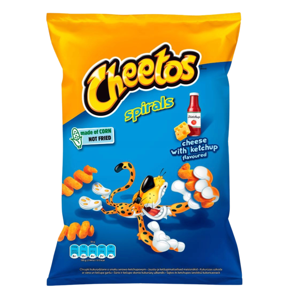 Chipsy Cheetos Spirale Ser Z Ketchupem 80 gr