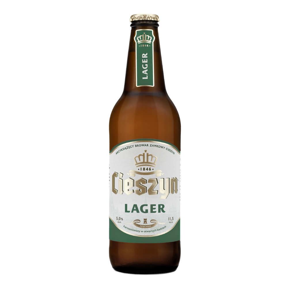 Piwo Cieszyn Lager 5% 500 ml