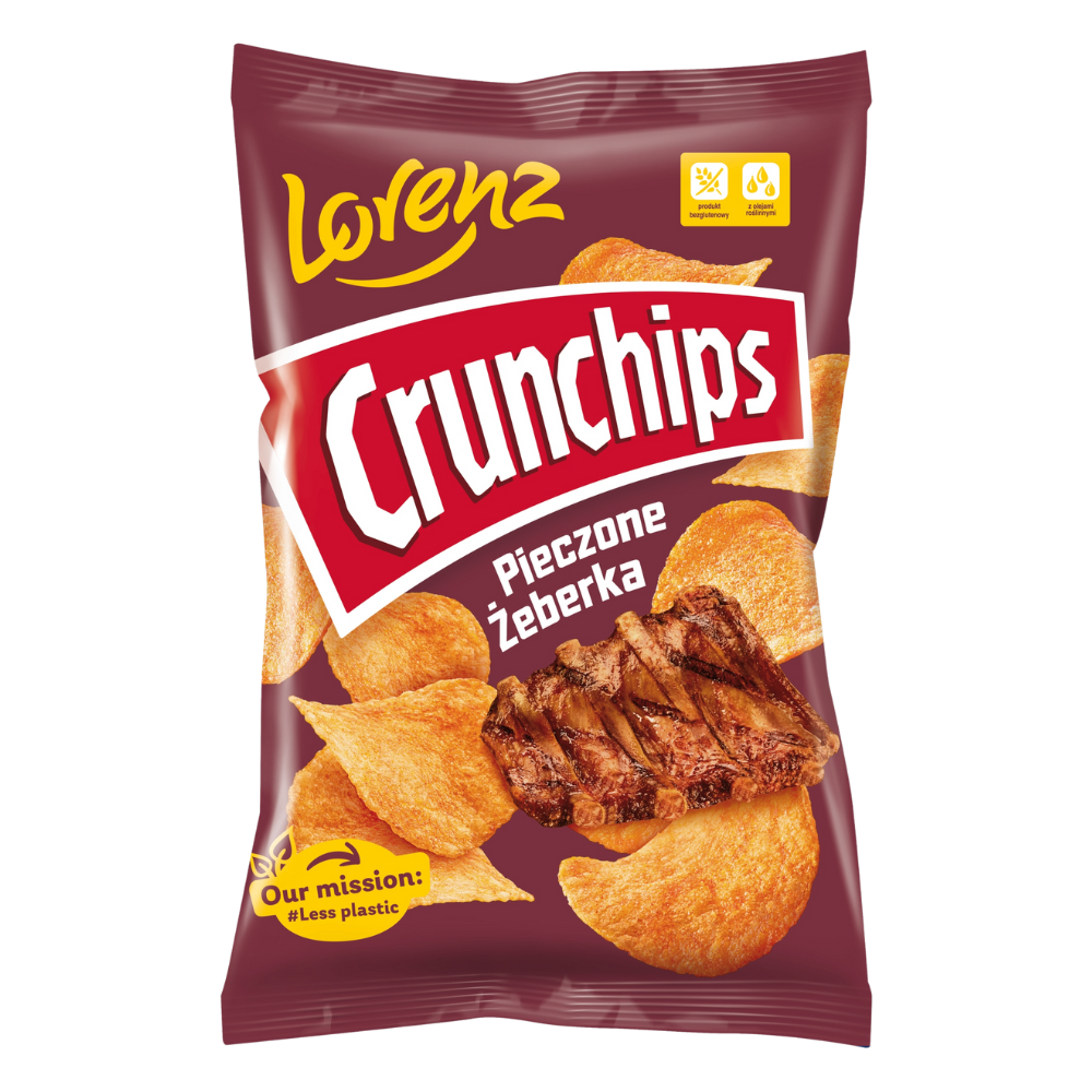 Chipsy Crunchips Pieczone Żeberka 140 gr