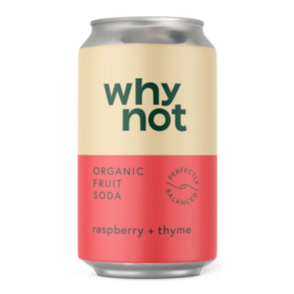 Napój Why Not Organic Craft Malina Tymianek 330 ml puszka