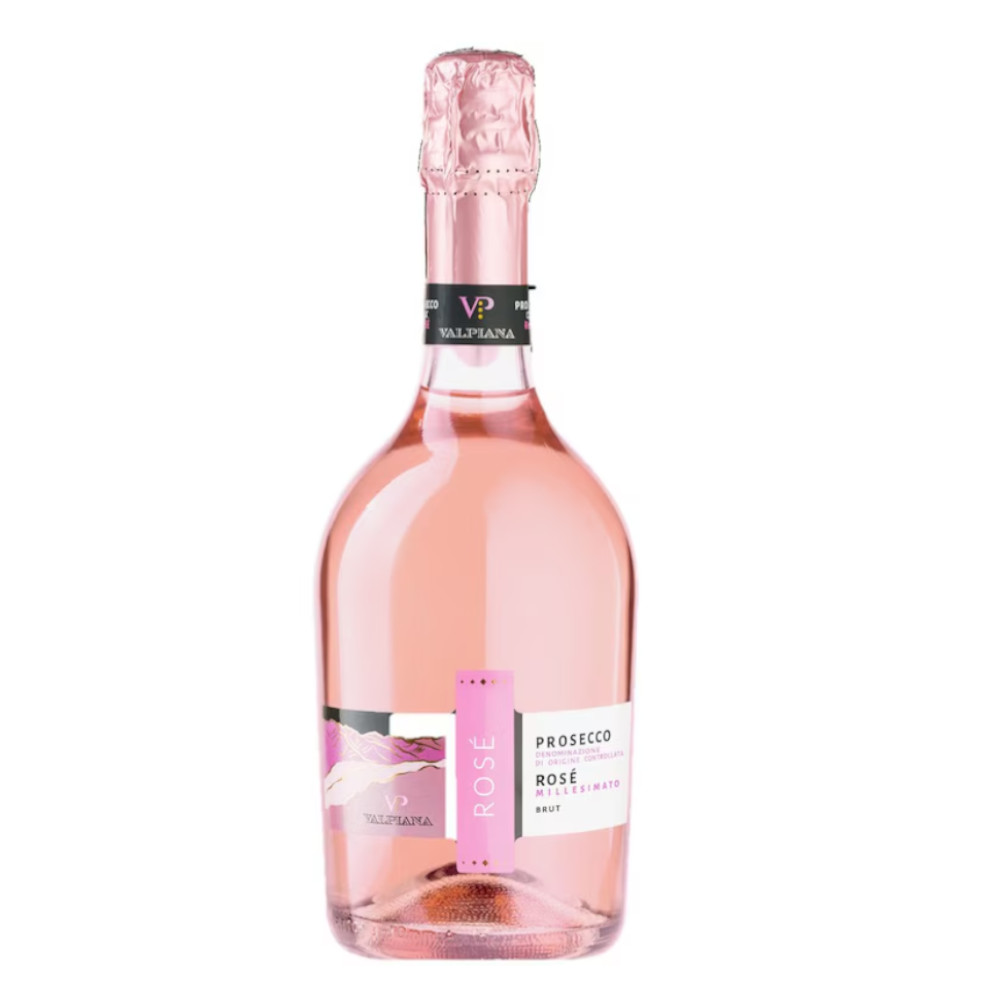 Wino Valpiana Prosecco Millesimato Rose DOC Brut 11% różowe wytrwane 750