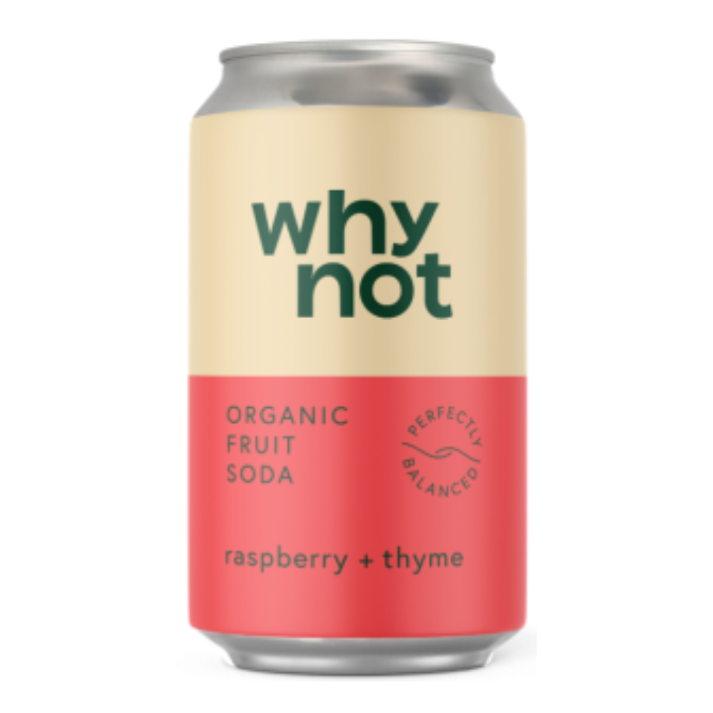 Napój Why Not Organic Craft Malina Tymianek 330 ml puszka