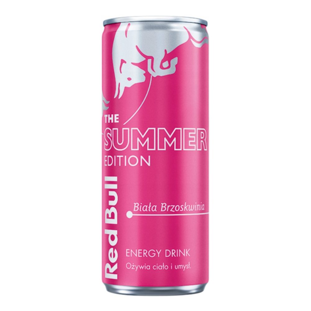 Napój energetyczny Red Bull Summer Biała Brzoskwinia 250 ml puszka