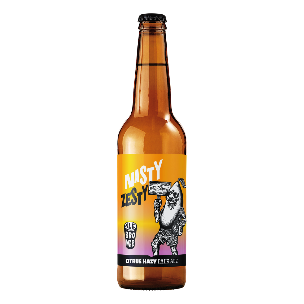 Piwo AleBrowar Nasty Zesty Citrus Hazy Pale Ale 5% 500 ml
