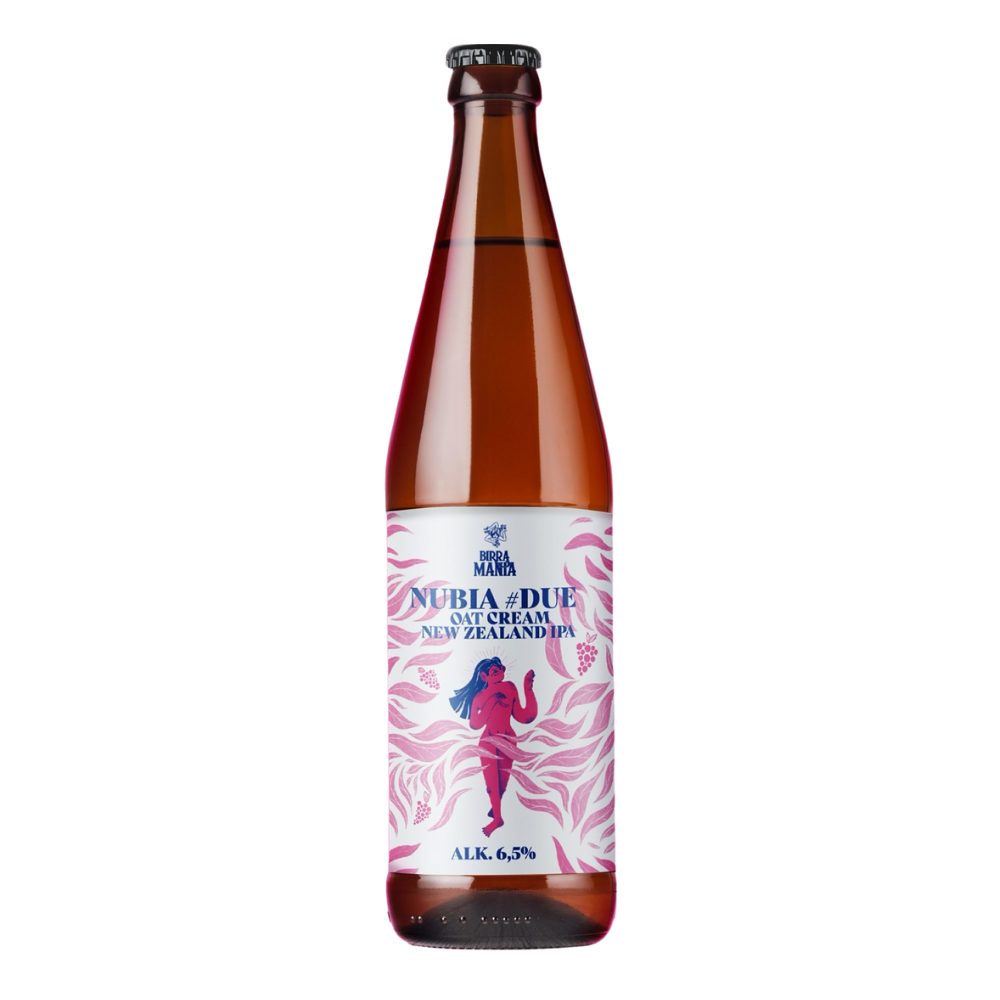 Piwo Birra Mania Nubia #Due Oat Cream New Zealand IPA 6,5% 500 ml