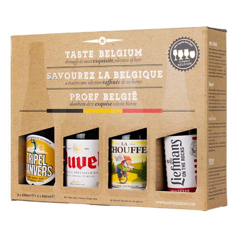 Piwo Duvel zestaw Taste Belgium 4 x 330 ml