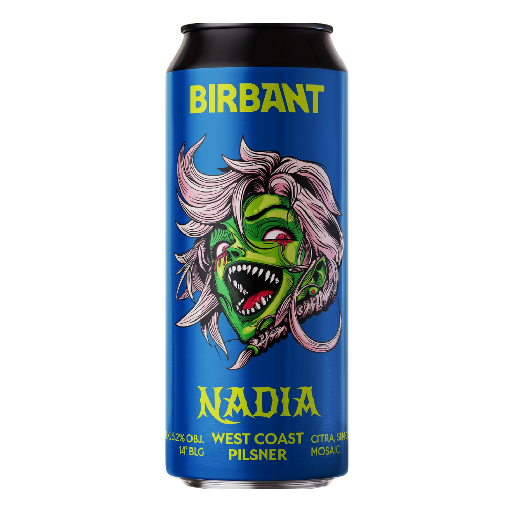 Piwo Birbant Nadia - West Coast Pilsner 5,2% 500 ml puszka