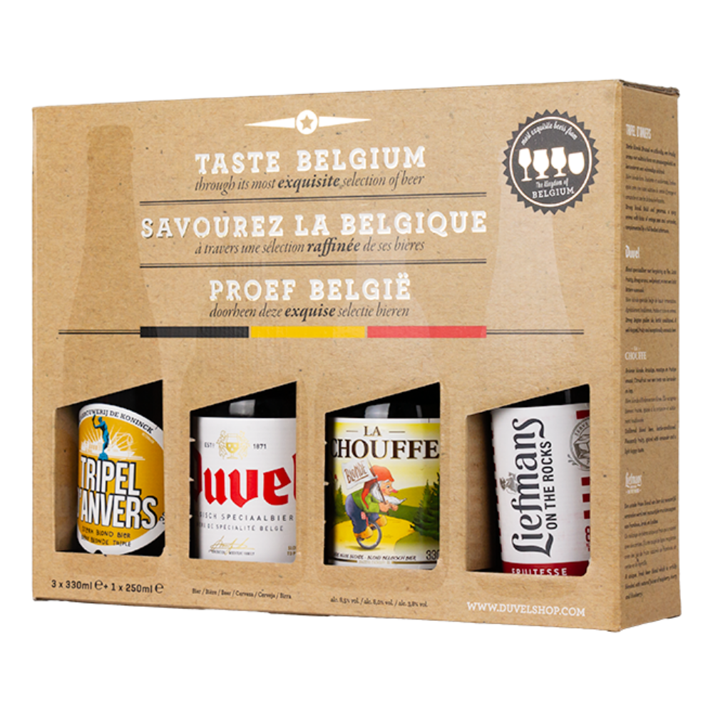 Piwo Duvel zestaw Taste Belgium 4 x 330 ml
