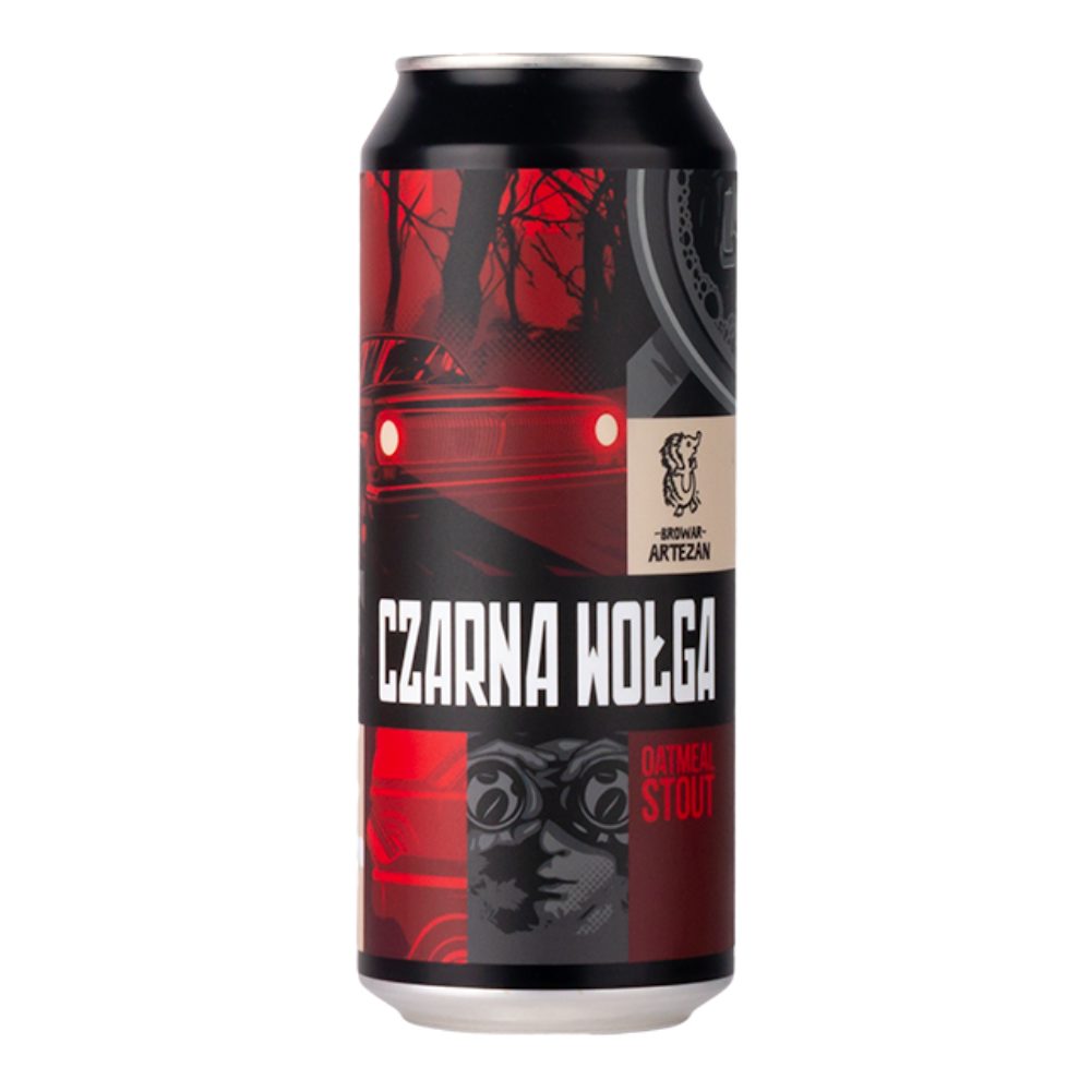 Piwo Artezan Czarna Wołga 5,5% 500 ml puszka