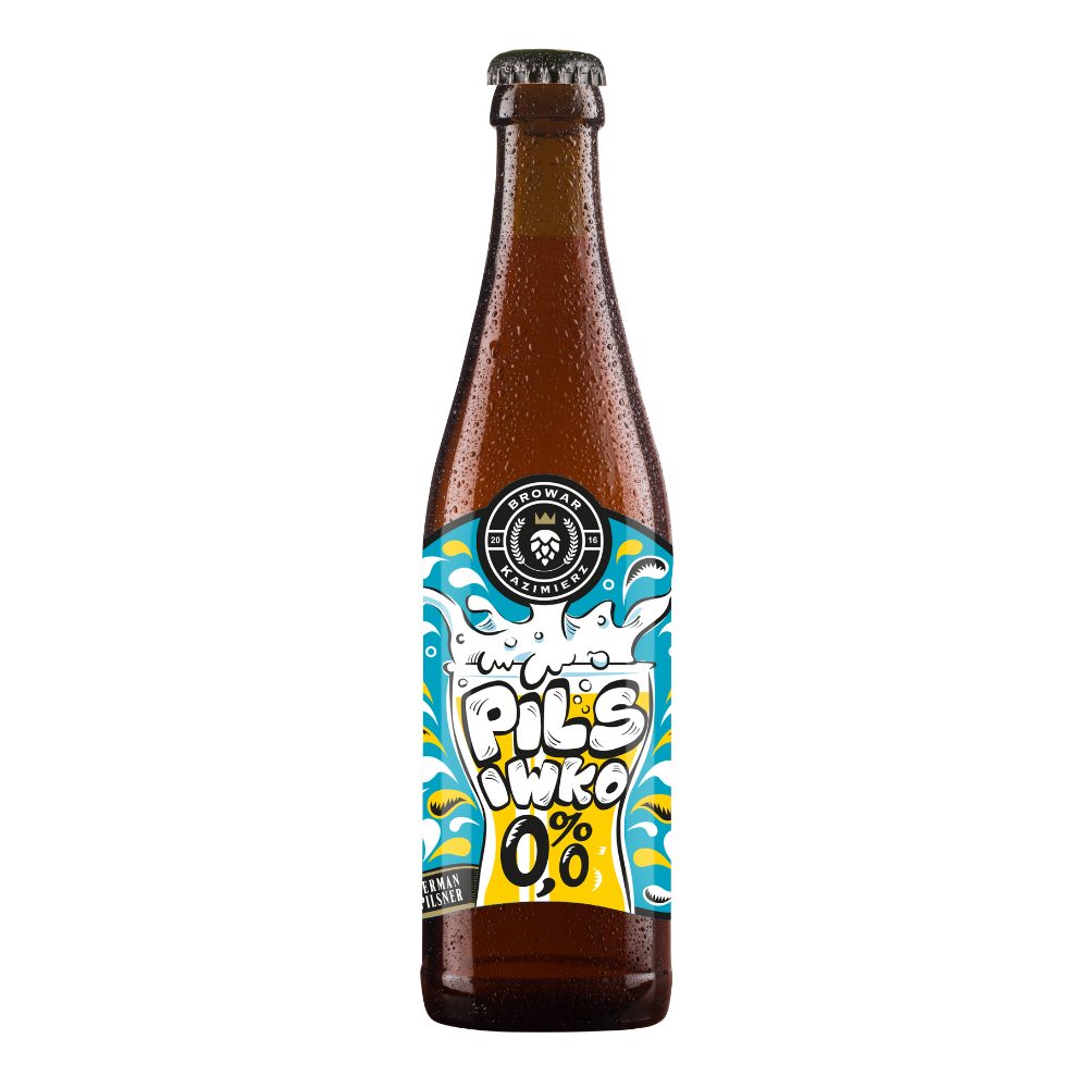 Piwo Kazimierz Pilsiwko 0% 500 ml