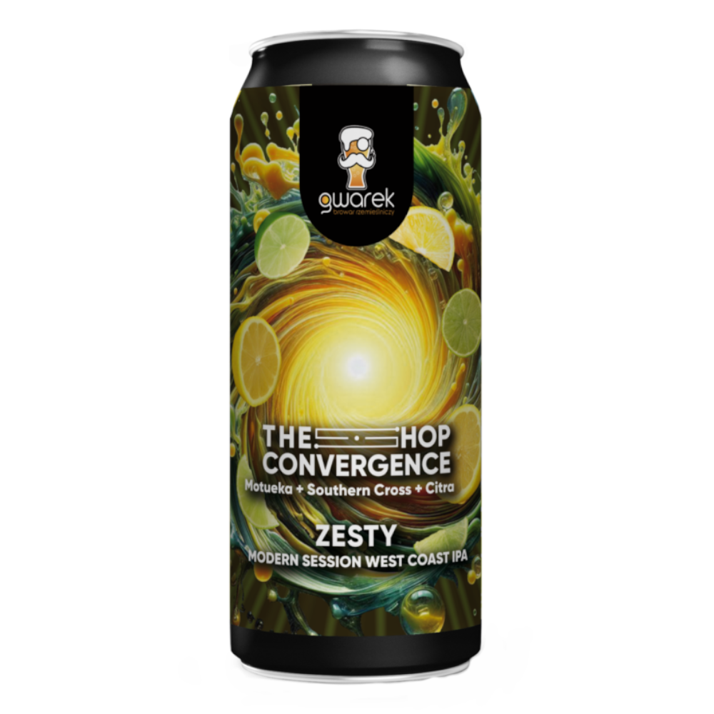 Piwo Gwarek Zesty - Modern Session West Coast IPA 500 ml puszka